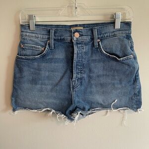 MOTHER Blue Jean Shorts